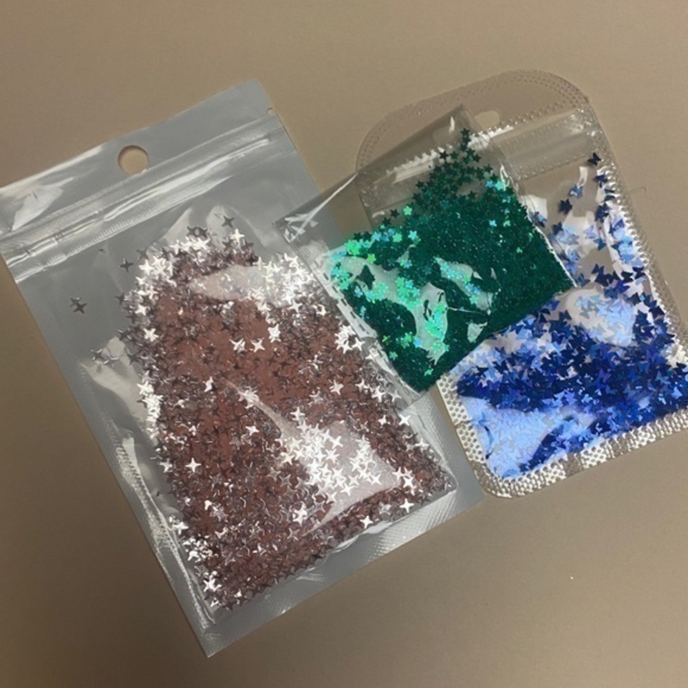 Nail glitter bundle 3 for $15